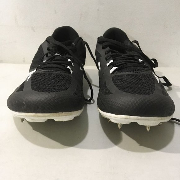 SAUCONY VENDETTA 3 BLACK/WHITE TRACK & FIELD SPIKE SHOES 11.5-NICE! main image 6